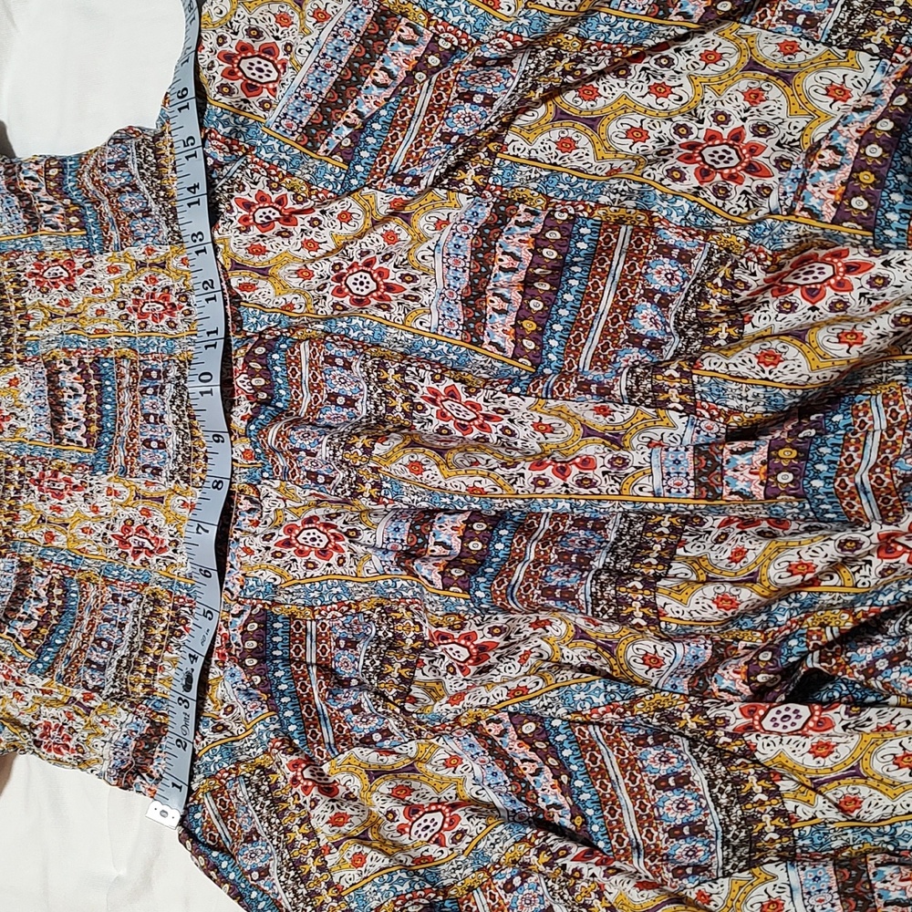 Ladies Shore Drive Plus Size Patchwork Dress - Picture 6 of 10